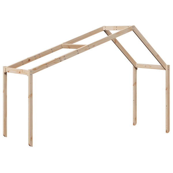 Lastensängyn katos 213x85,5x144,5 cm täysi mänty