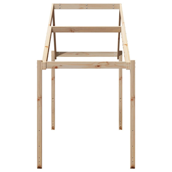 Lastensängyn katos 213x85,5x144,5 cm täysi mänty