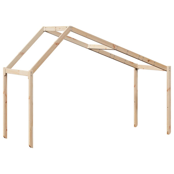 Lastensängyn katos 213x85,5x144,5 cm täysi mänty