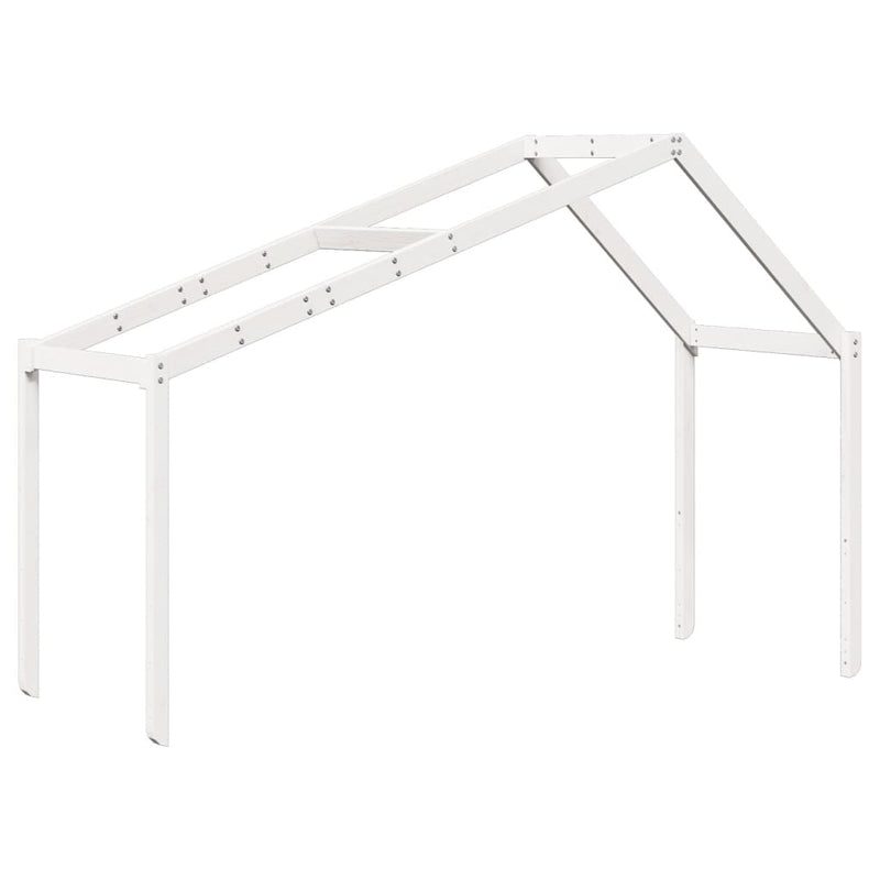 Valkoinen lastensängyn katos Giumacai 213x85,5x144,5cm (mänty)