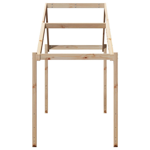 Lastensängyn katos 203x95,5x142 cm täysi mänty