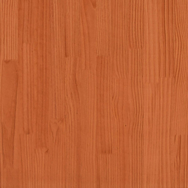 Lastensängyn katos vahanruskea 203x95,5x142 cm täysi mänty