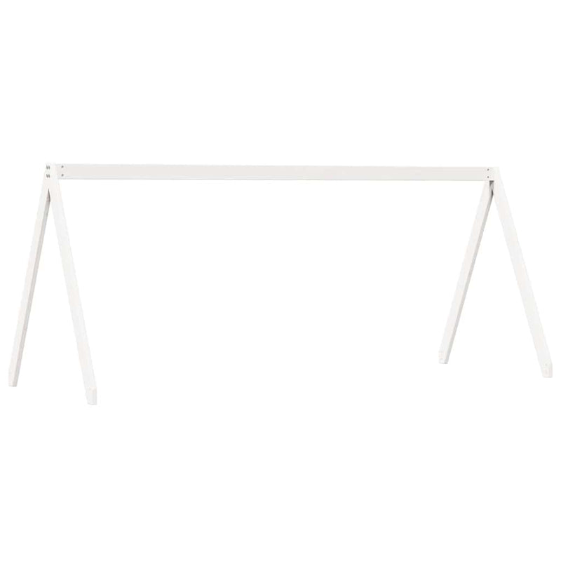 Valkoinen lastensängyn katos Sapet 209x95,5x88cm (mänty)