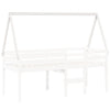 Valkoinen lastensängyn katos Sapet 209x95,5x88cm (mänty)