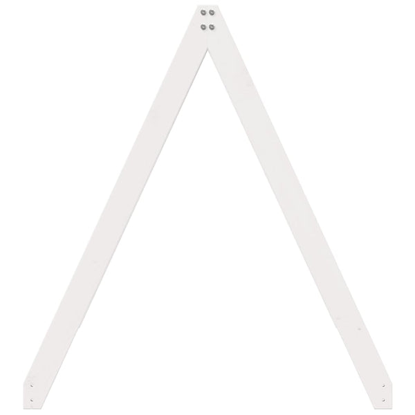 Valkoinen lastensängyn katos Sapet 209x95,5x88cm (mänty)