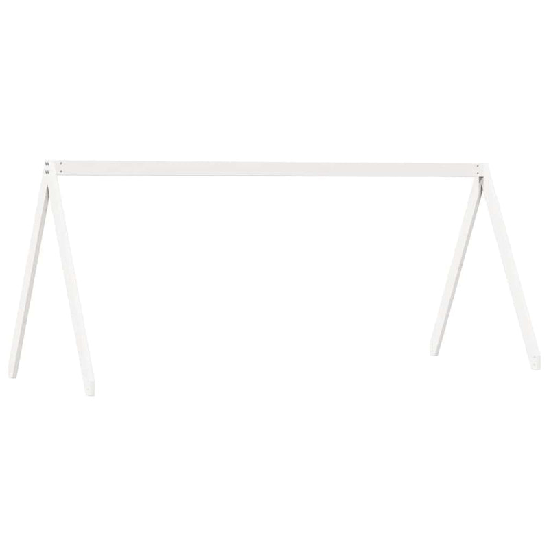 Valkoinen lastensängyn katos Sapet 199x95,5x88cm (mänty)