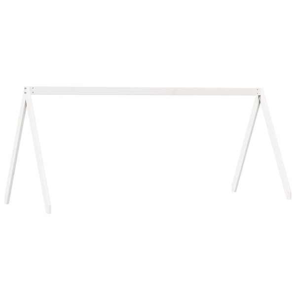 Valkoinen lastensängyn katos Sapet 199x95,5x88cm (mänty)