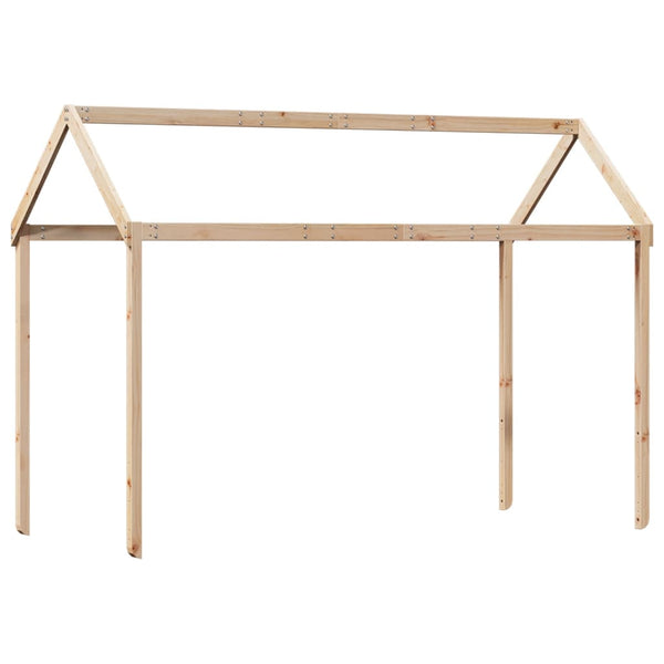 Lastensängyn katos 217x95,5x159 cm täysi mänty