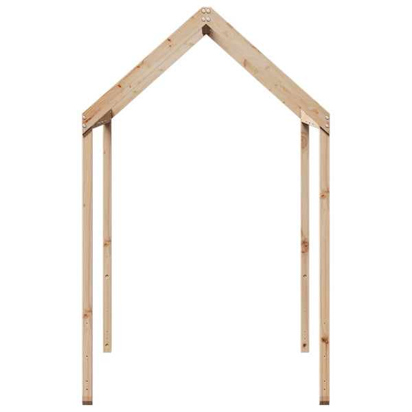 Lastensängyn katos 207x95,5x159 cm täysi mänty
