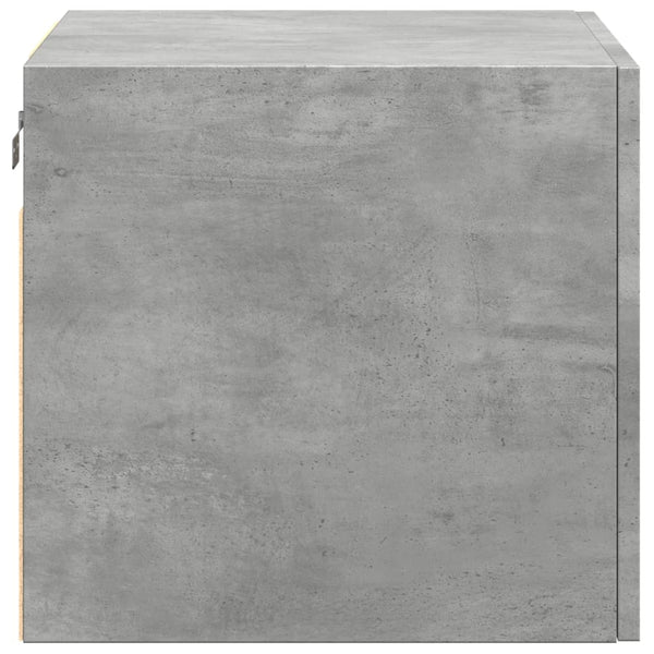 Seinäkaappi betoninharmaa 50x42,5x40 cm tekninen puu