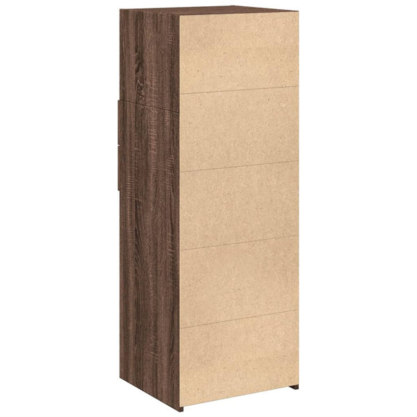 Kaappi ruskea tammi 45x42,5x124 cm tekninen puu
