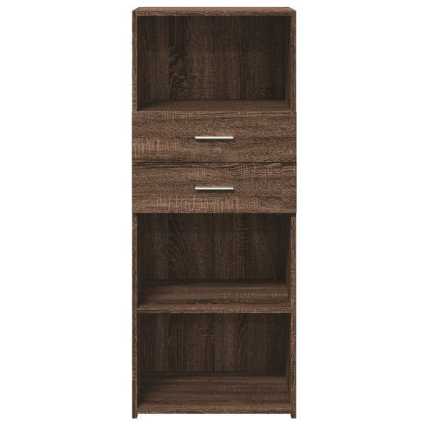 Kaappi ruskea tammi 50x42,5x124 cm tekninen puu