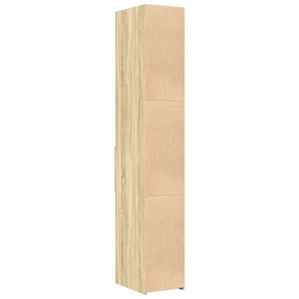 Kaappi Sonoma-tammi 30x42,5x185 cm tekninen puu