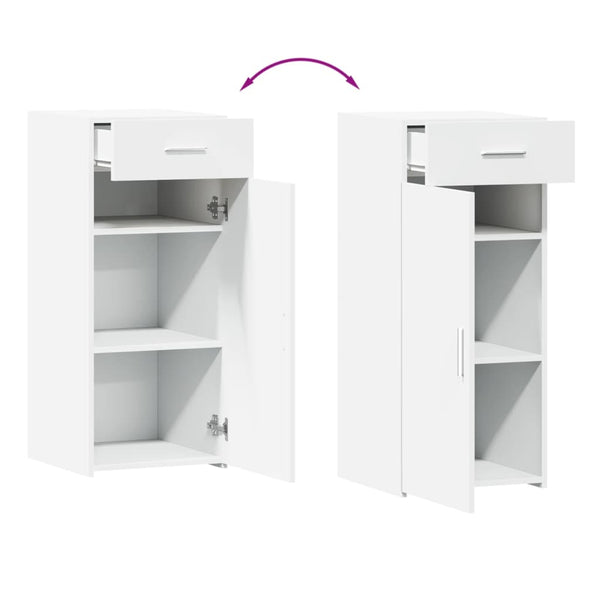 Senkki valkoinen 40x42,5x93 cm tekninen puu