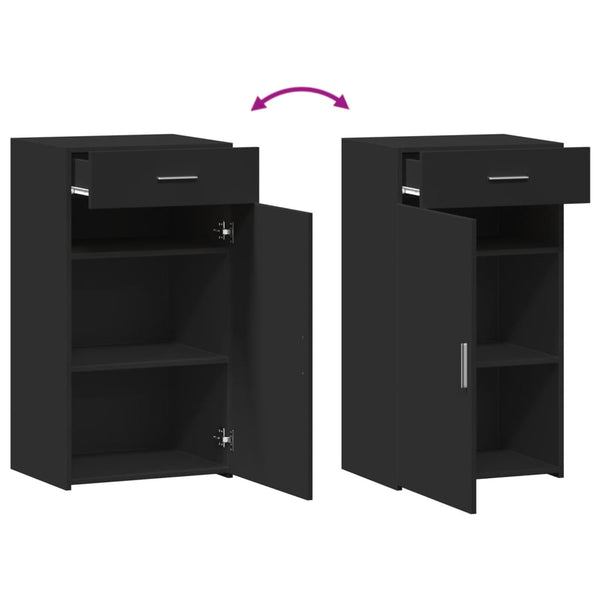 Musta senkki Arsin 50x42,5x93cm (puinen)