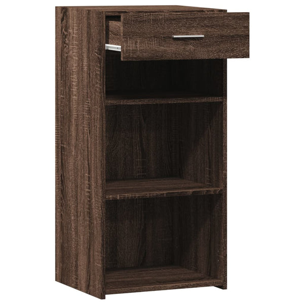 Senkki ruskea tammi 45x42,5x93 cm tekninen puu