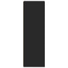 Kaappi musta 30x41x124 cm tekninen puu