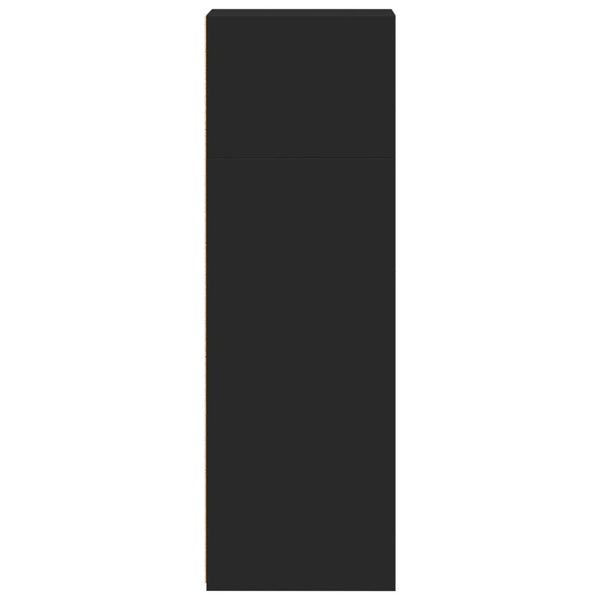 Kaappi musta 30x41x124 cm tekninen puu