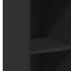 Kaappi musta 30x41x124 cm tekninen puu