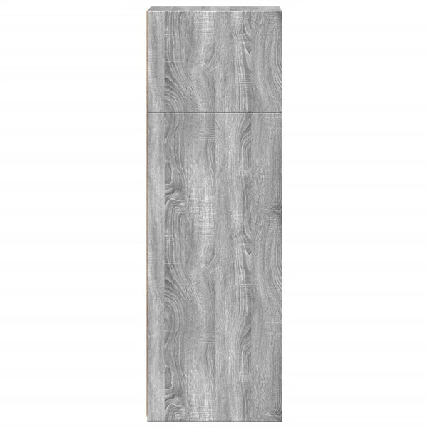 Kaappi harmaa Sonoma 30x41x124 cm tekninen puu