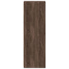 Kaappi ruskea tammi 30x41x124 cm tekninen puu