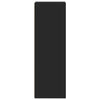 Kaappi musta 40x41x124 cm tekninen puu