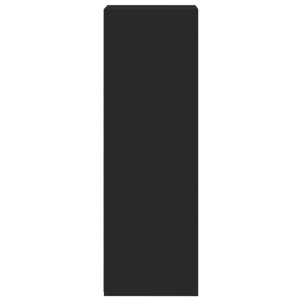 Kaappi musta 40x41x124 cm tekninen puu