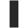 Kaappi musta 45x41x124 cm tekninen puu