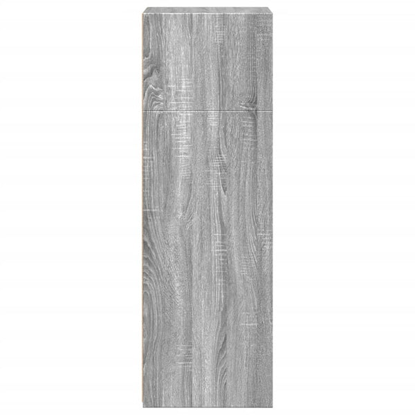 Kaappi harmaa Sonoma 45x41x124 cm tekninen puu