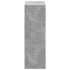 Kaappi betoninharmaa 70x41x124 cm tekninen puu