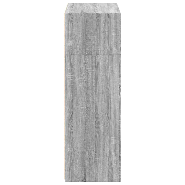 Kaappi harmaa Sonoma 70x41x124 cm tekninen puu