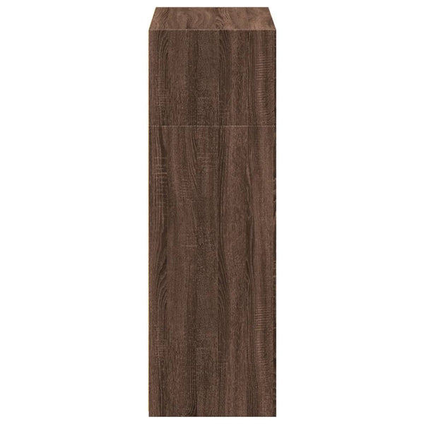 Kaappi ruskea tammi 70x41x124 cm tekninen puu