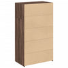 Kaappi ruskea tammi 70x41x124 cm tekninen puu