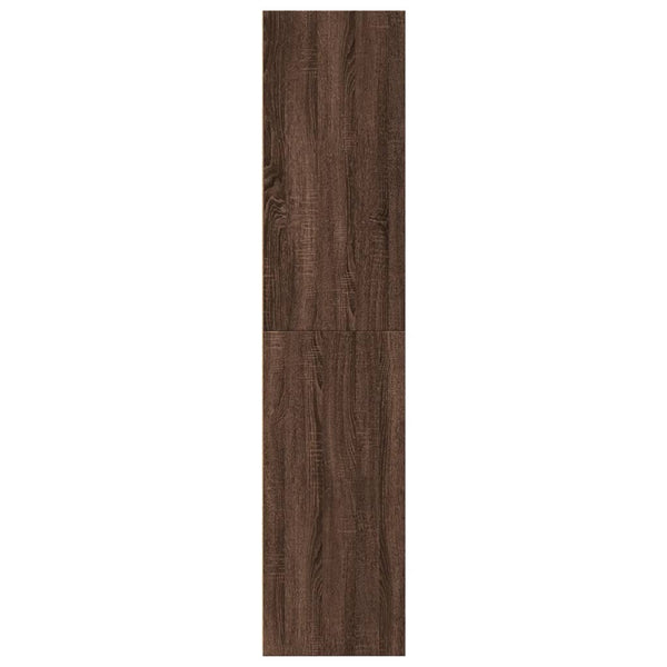 Kaappi ruskea tammi 30x41x185 cm tekninen puu