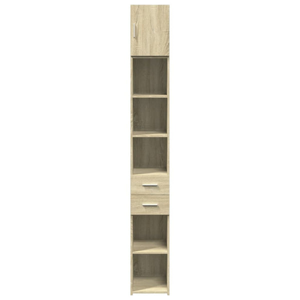 Säilytyskaappi kapea Sonoma-tammi 30x42,5x225 cm tekninen puu