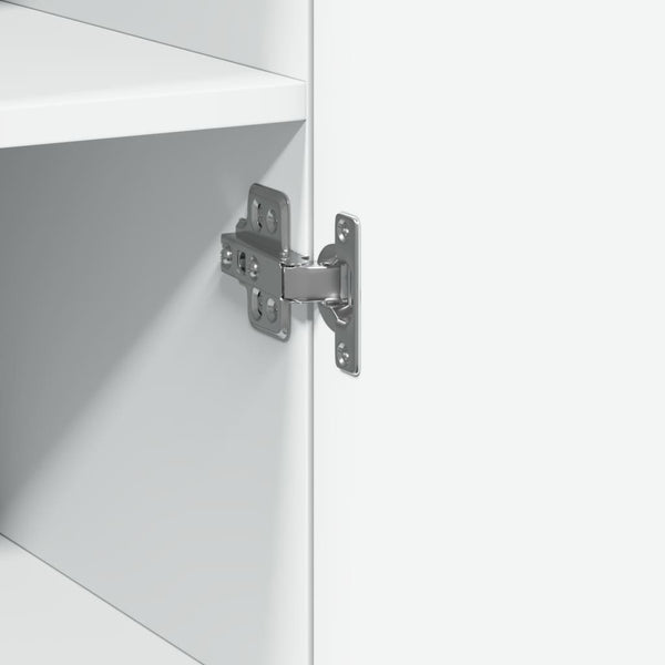 Valkoinen säilytyskaappi kapea Seirlet 40x42,5x225cm (puinen)