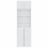 Säilytyskaappi valkoinen 70x42,5x225 cm tekninen puu