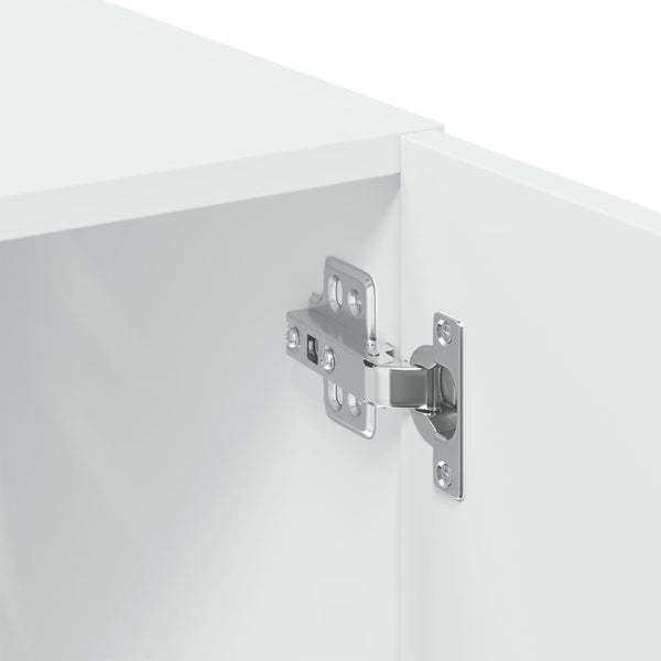 Säilytyskaappi valkoinen 70x42,5x225 cm tekninen puu