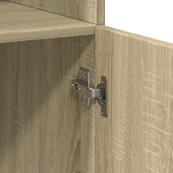 Kaappi Sonoma-tammi 70x42,5x185 cm tekninen puu