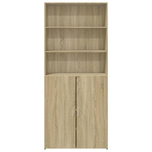 Kaappi Sonoma-tammi 80x42,5x185 cm tekninen puu