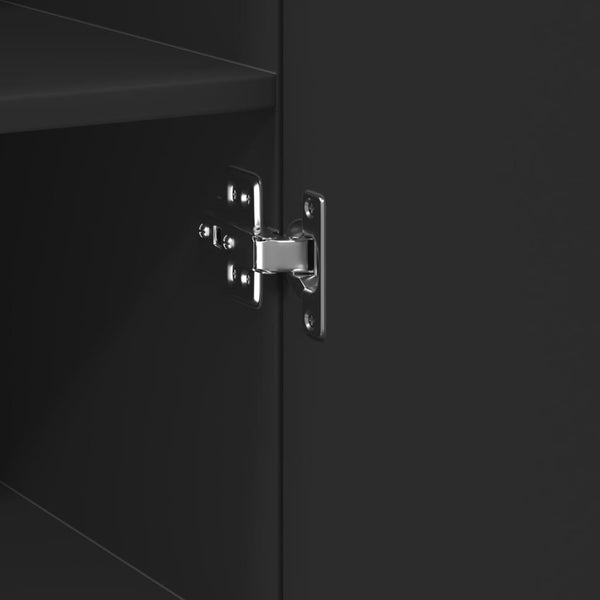 Musta kaappi Pighi 30x42,5x185cm (puinen)