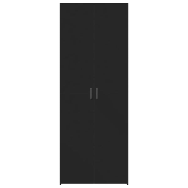 Musta kaappi Mesca 70x42,5x185cm (puinen)