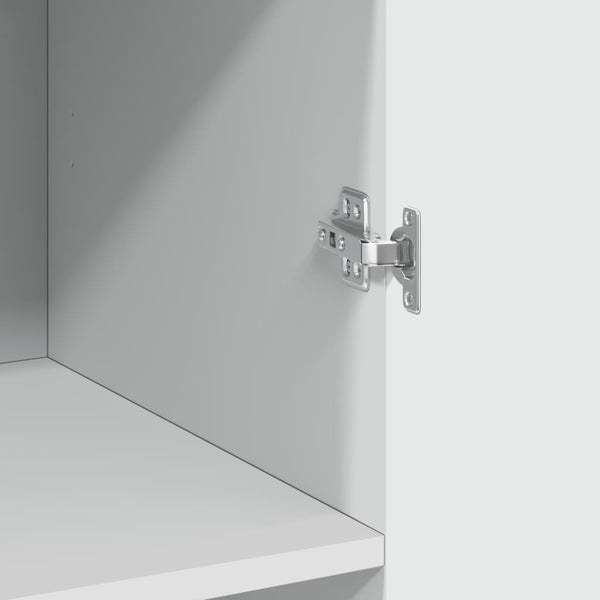 Valkoinen kaappi Branson 70x42,5x185cm (puinen)