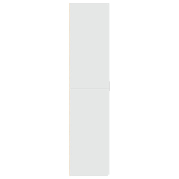 Valkoinen kaappi Bidilici 80x42,5x185cm (puinen)