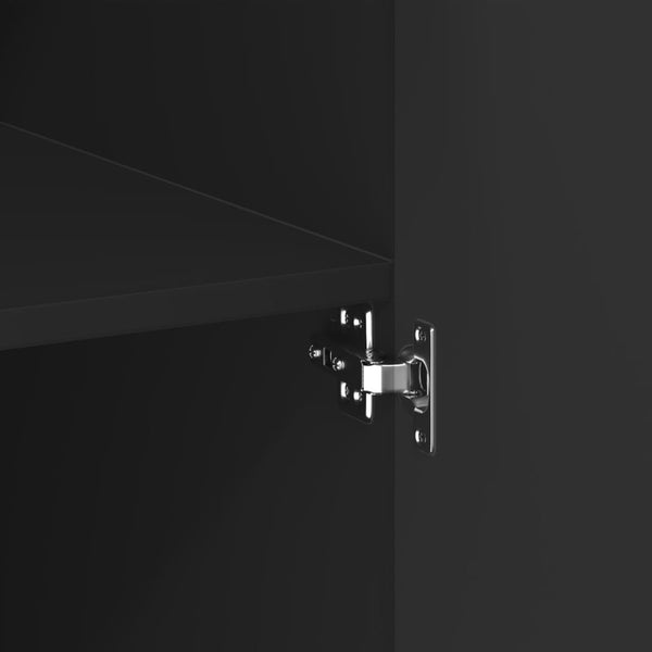 Musta kaappi Bidilici 80x42,5x185cm (puinen)