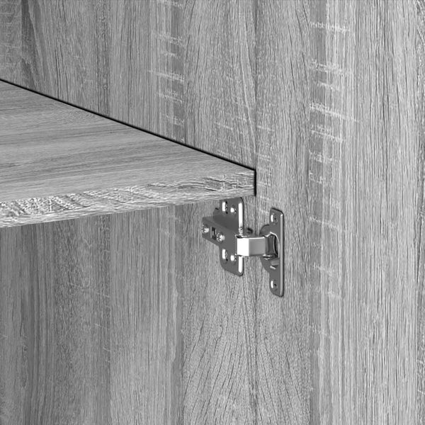 Harmaa kaappi Bidilici 80x42,5x185cm (puinen)