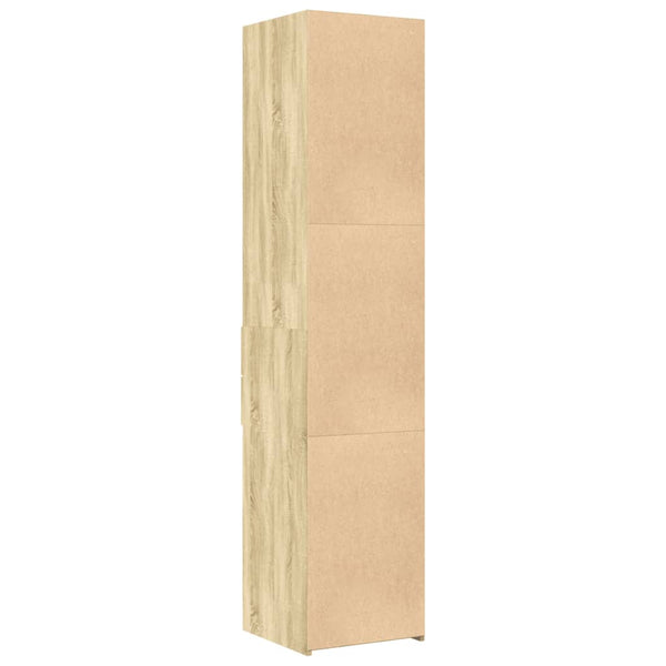 Kaappi Sonoma-tammi 40x42,5x185 cm tekninen puu