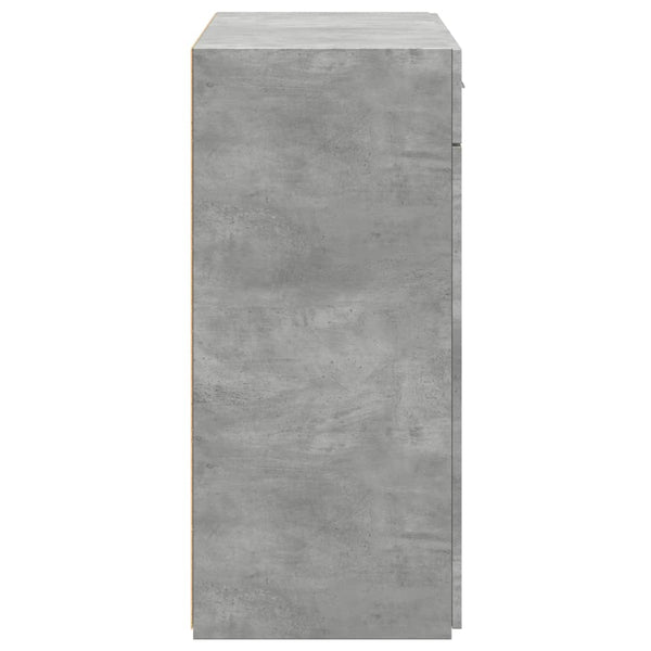 Senkki betoninharmaa 80x42,5x93 cm tekninen puu