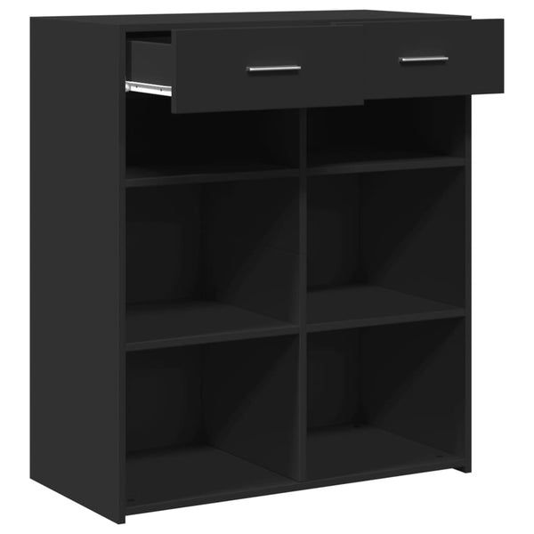 Senkki musta 80x42,5x93 cm tekninen puu