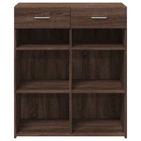 Senkki ruskea tammi 80x42,5x93 cm tekninen puu